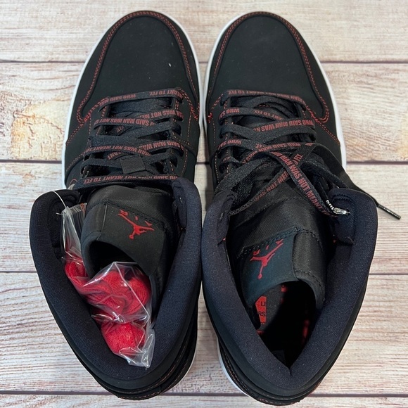 NEW Nike Jordan 1 Mid Fearless Come Fly With Me Size 12 - Picture 3 of 4